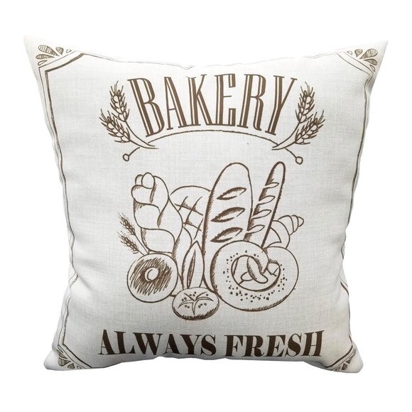🚫SOLD OUT🚫 Bakery Always Fresh Outdoor Throw Pillow - Picture 1 of 1
